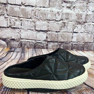 Aerosoles Ella Women's Solid Black Quilted Puffer Slides Sneakers Size 8.5 M